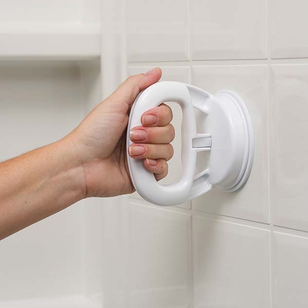 Bath Safety Handle Suction Cup Handrail Grab Bathroom Grip T