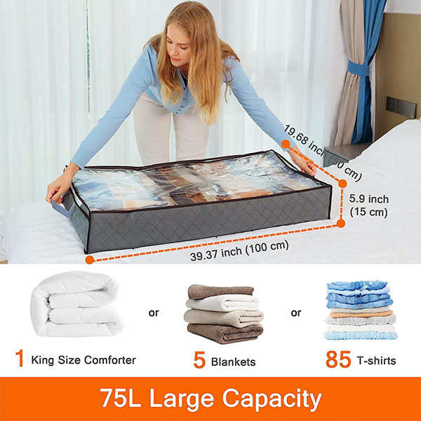 Foldable Underbed Storage Bags