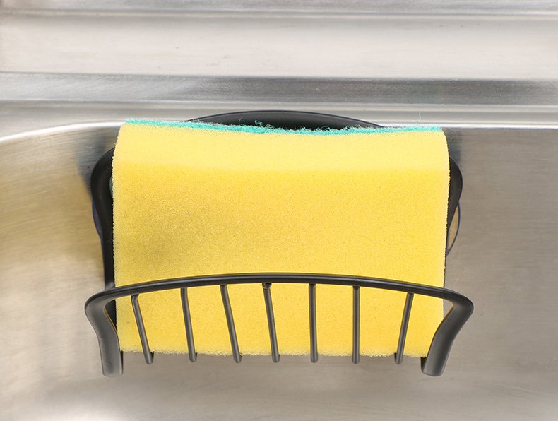 Sink sponge and brush holder