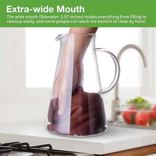  68 ounces glass pitcher