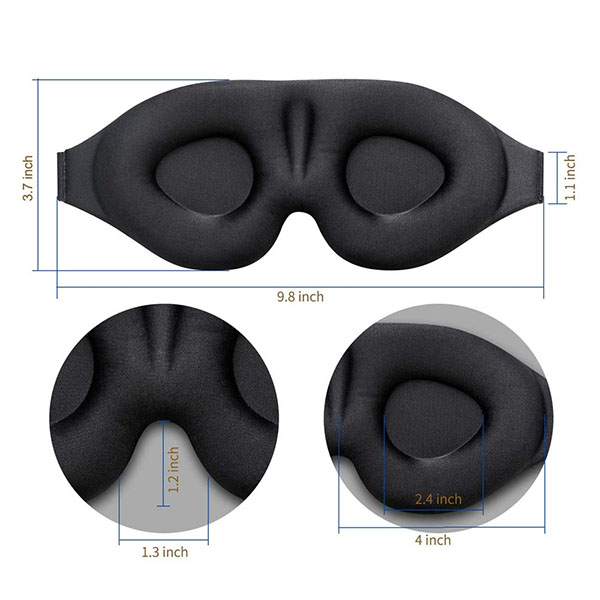 3D Contoured Cup Sleeping Eye Mask