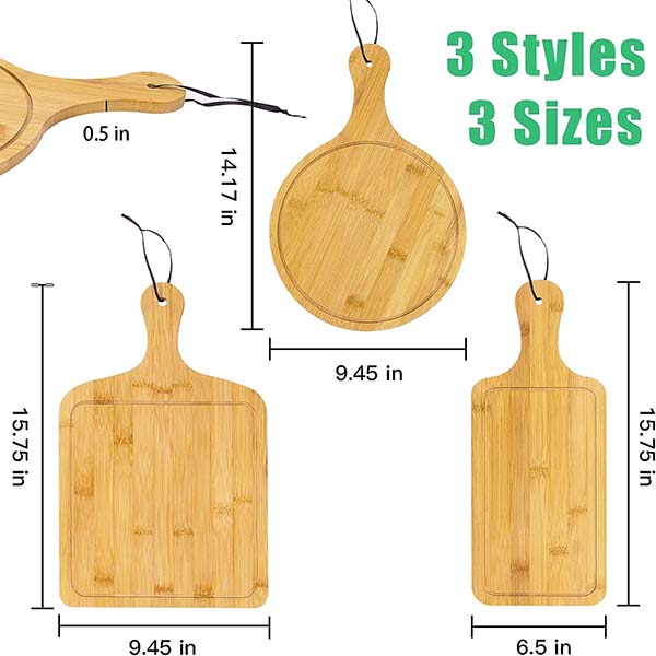Wood Cutting Board Set 3PCS