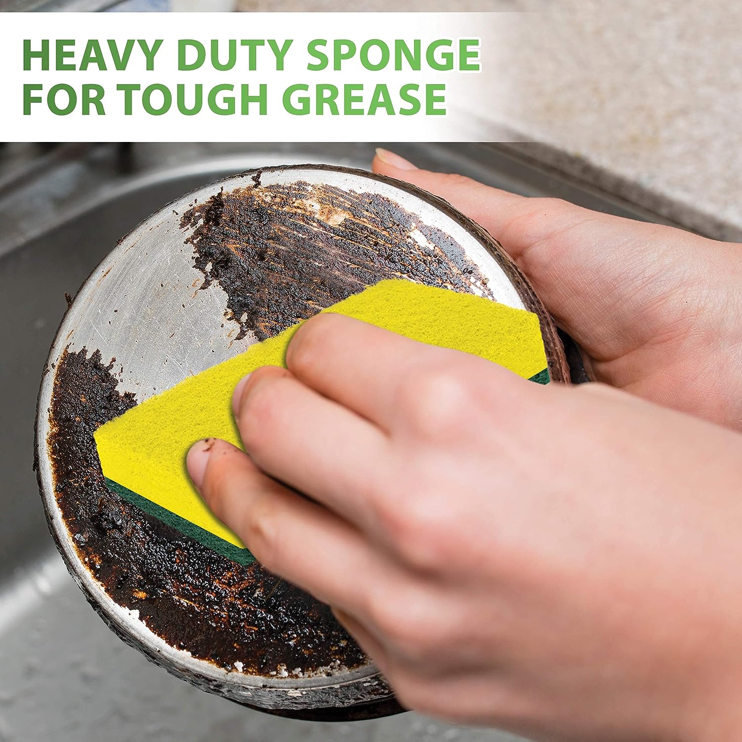 Heavy Duty Scrub Sponges - Dishwashing Sponge