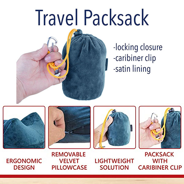 Self-Inflatable travel Neck Pillow