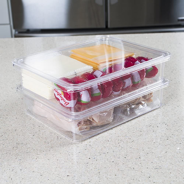 Compact Bins Stackable Food Storage Organize