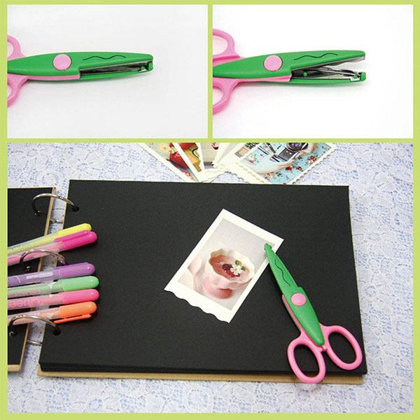 6 Colorful Decorative Paper Edge Scissor Set