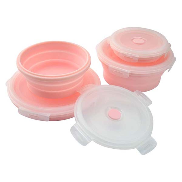 Silicone Collapsible Food Storage Containers