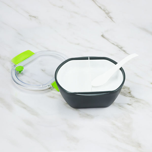 plastic bento  lunch boxes with clear leak-proof