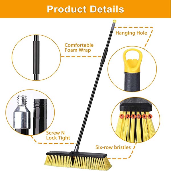 18 Inches Push Broom Outdoor