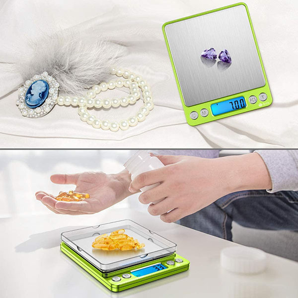 Mini Pocket Jewelry Scale with tray