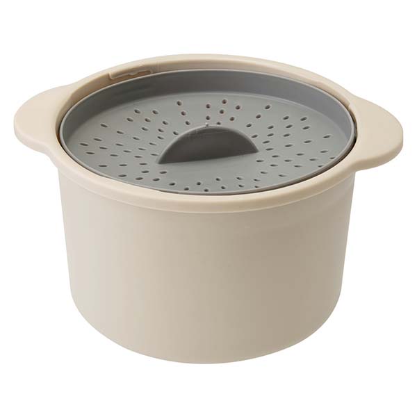 Microwave Rice Steamer with Rice Spoon & Measuring Cup
