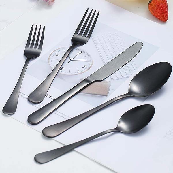 stainless steel cutlery set of 24