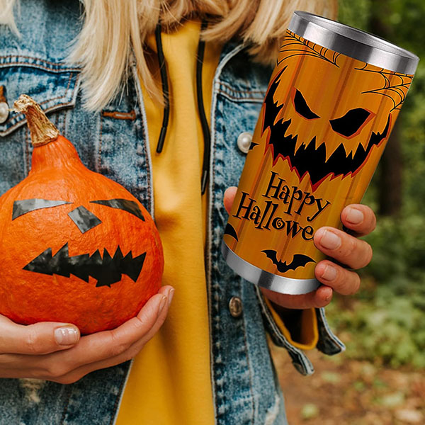 Pumpkin Halloween Tumbler Cup