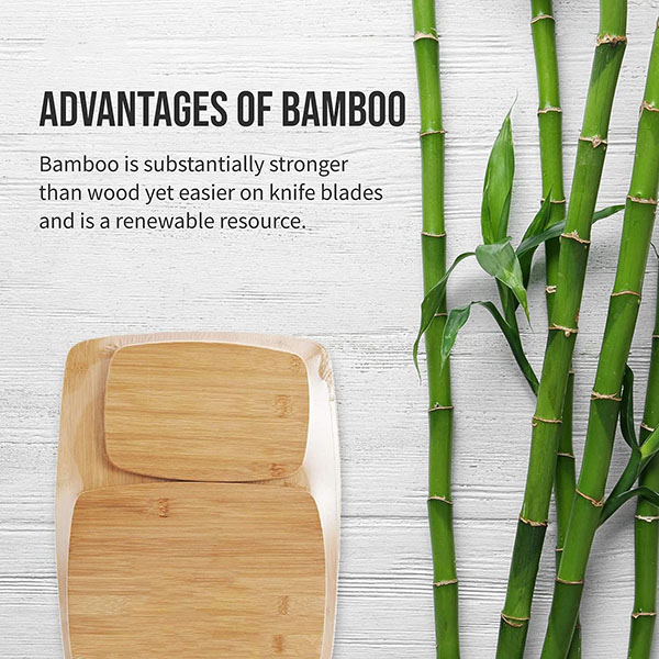Classic 3-Piece Assorted Bamboo Cutting Board Set