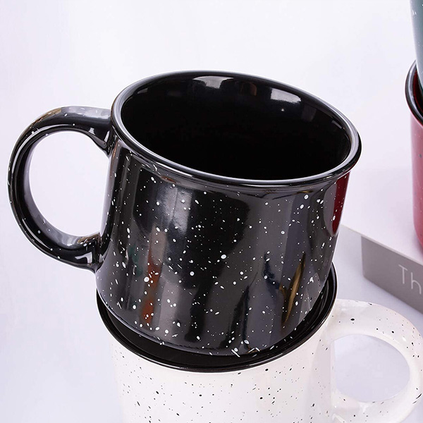 14 ounces Ceramic Speckled Campfire coffee Mug