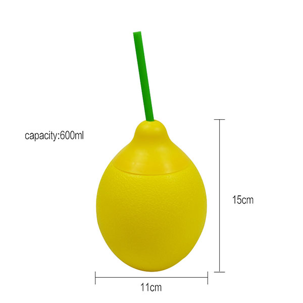 avocado shape strawer bottle