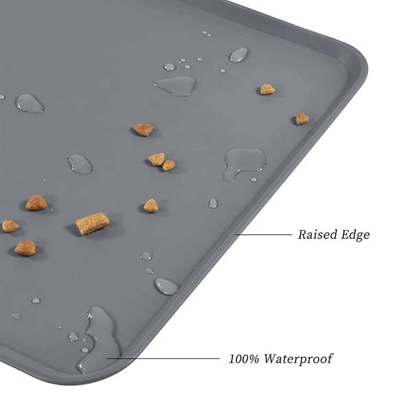Anti-Slip Silicone Pet Food and Water Bowl Mat 