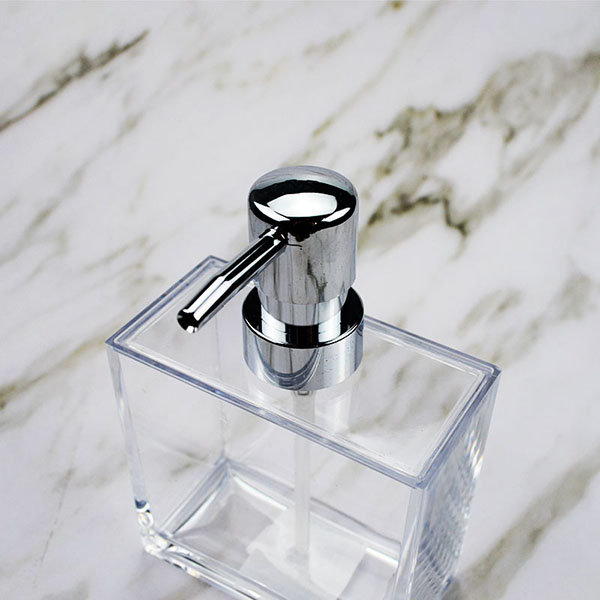 Square Acrylic Pump Dispenser soap dispenser
