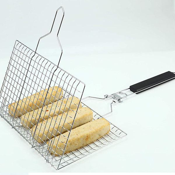 Stainless Steel BBQ Barbecue Grilling Basket