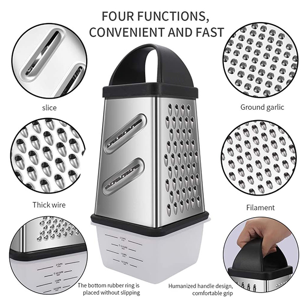 4 Sides-stainless steel graters 