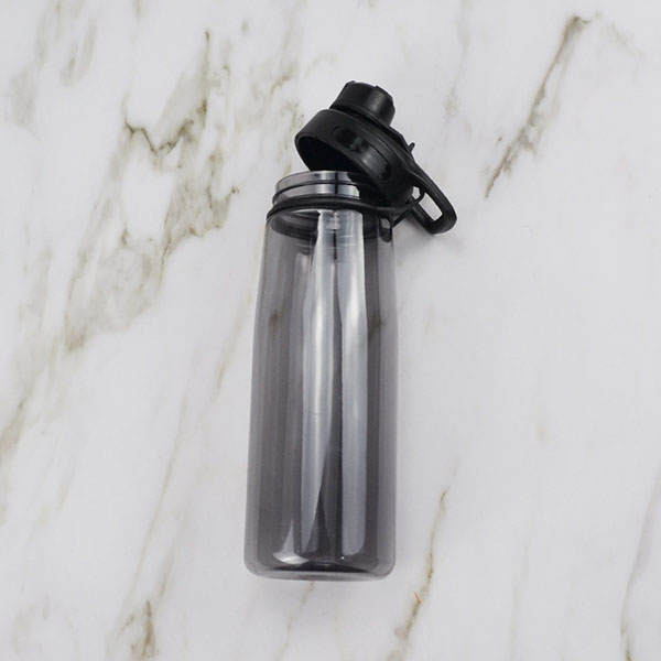 750ML BPA-Free Wide Mouth Plastic Drinking Bottles with Flip