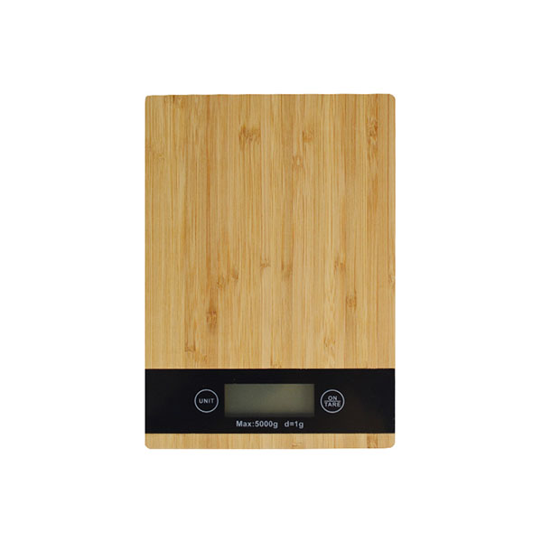 Bamboo Panel Electronic Digital Kitchen Scale