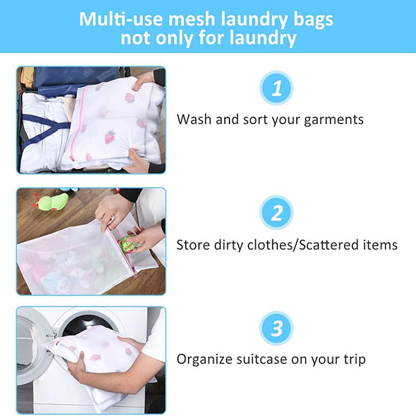 7Pcs Mesh Laundry Bags