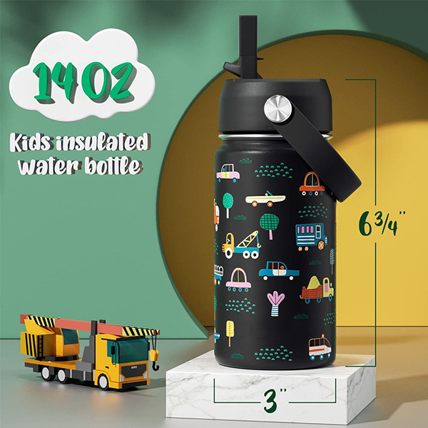 Double Wall Vacuum Stainless Steel Cartoon Kids Cup