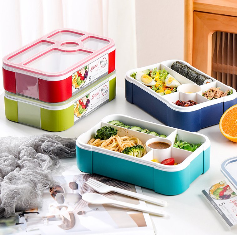 Lunch Box with 5 Compartments