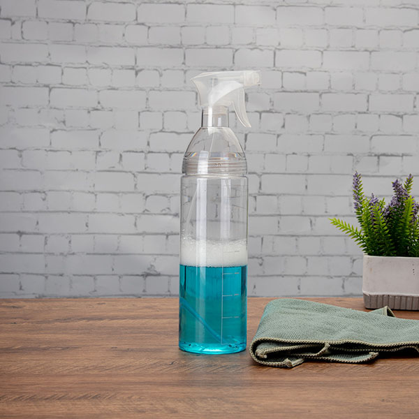 Plastic Clean Spray Bottle With 3 Cleaning Cloths