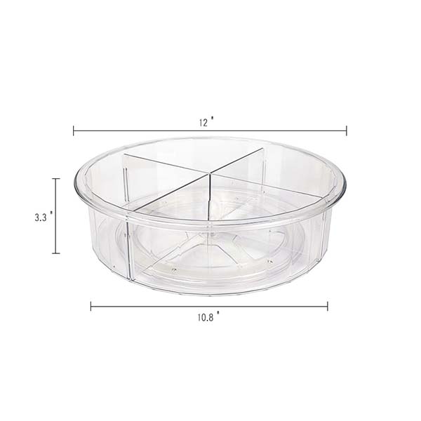 Plastic Compartment Turnable 
