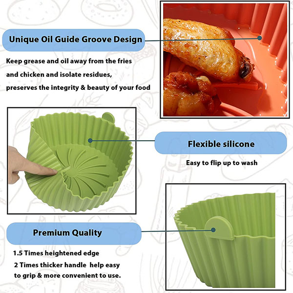 Air Fryer Silicone Liners 