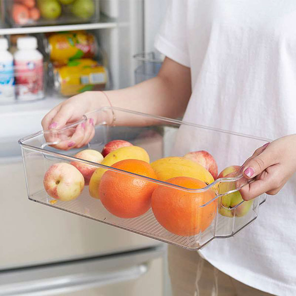 clear stackable fridge refresh container(large)