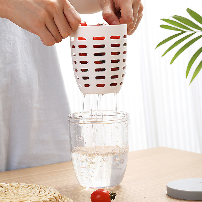 Fruit and Veggie Snack Pot with Airtight Lid