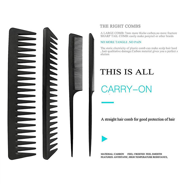 4-pack Paddle Hair Brush set