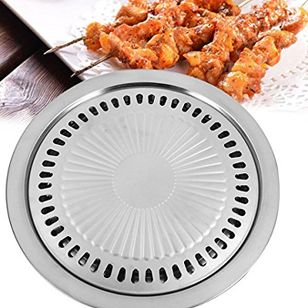 Korean Round Barbecue Grill Pan