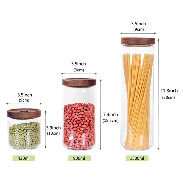Glass Canisters for the kitchen