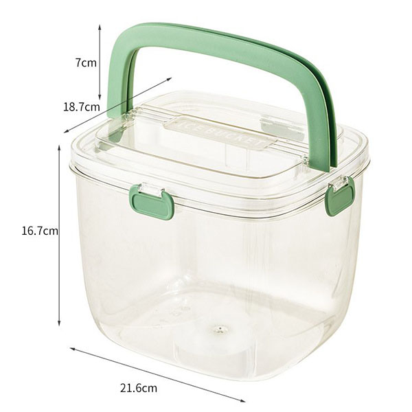 Ice box with carry handle