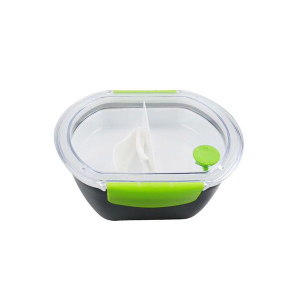plastic bento  lunch boxes with clear leak-proof