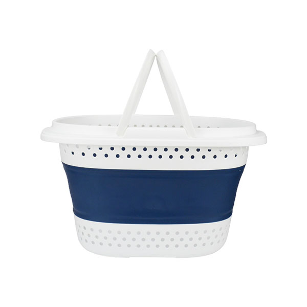 collapsible laundry bucket with handle