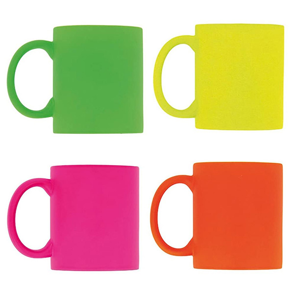  Bright Fluorescent/Neon Mug
