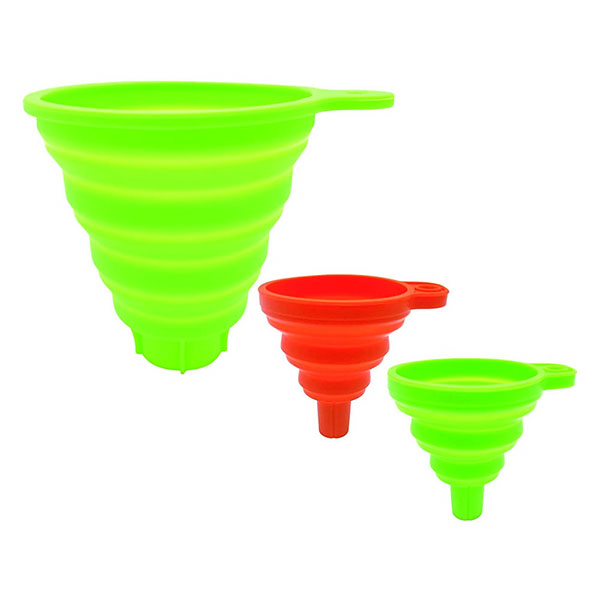 collapsible kitchen funnel set of 3
