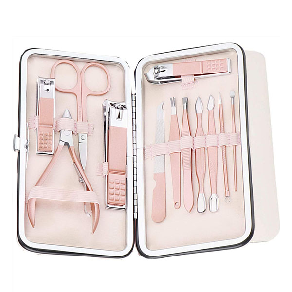12 Pieces Stainless Steel Manicure Kit 