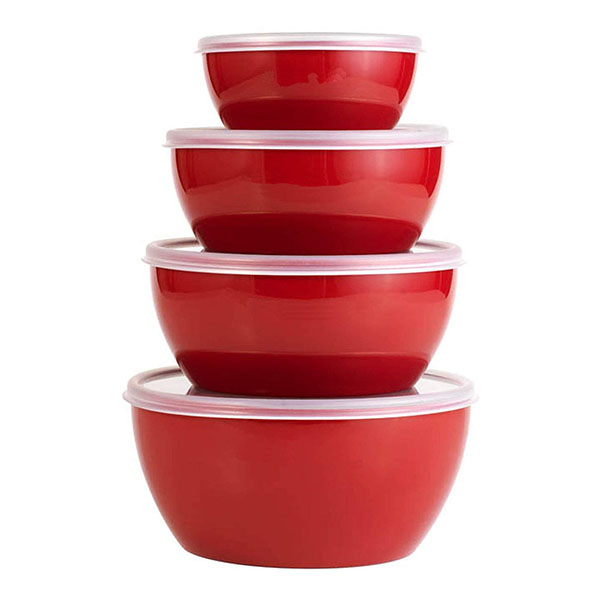Plastic food storage prep bowls 