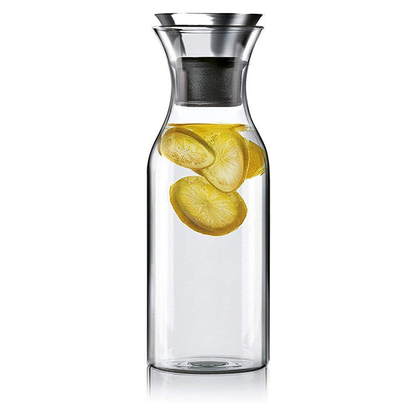 35 Oz Glass Carafe with Stainless Steel