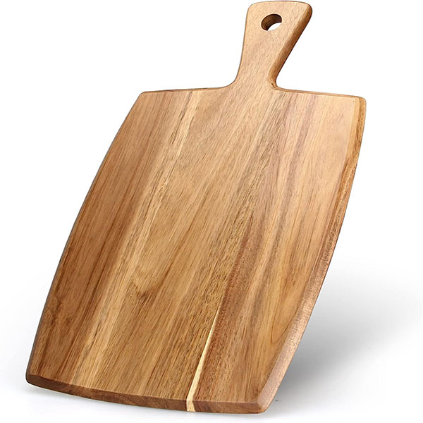  Acacia Wood Cutting Board with Handle