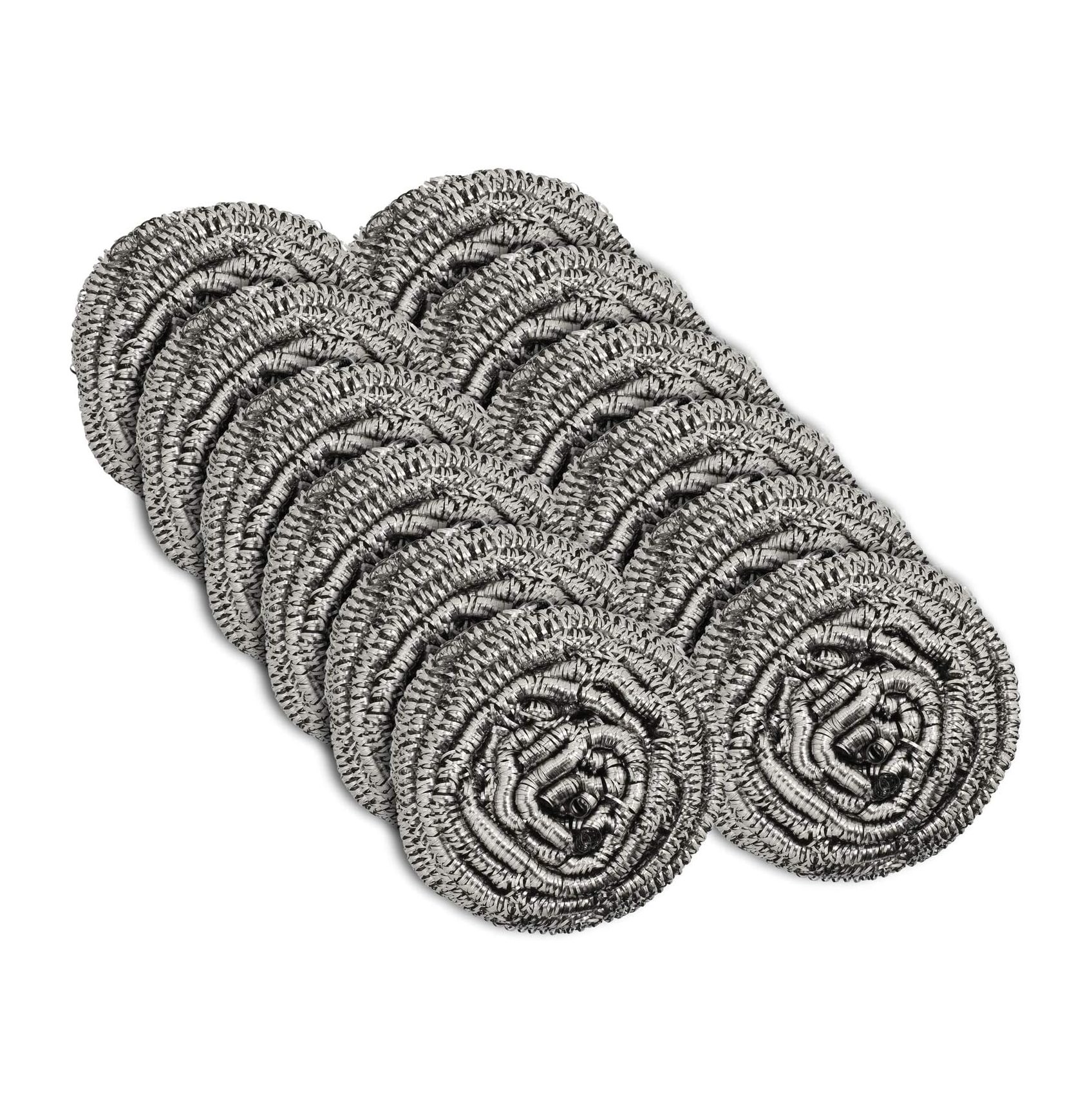 12 Pack Stainless Steel Scourers