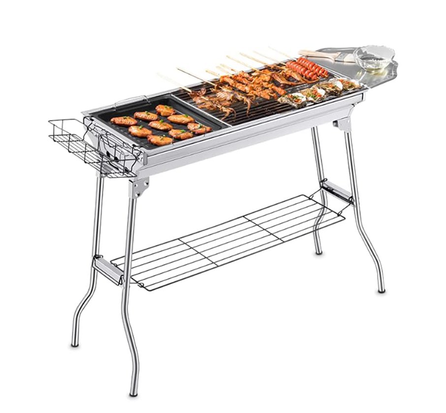 Portable Charcoal Grill,Outdoor BBQ Grill for Christmas Picn