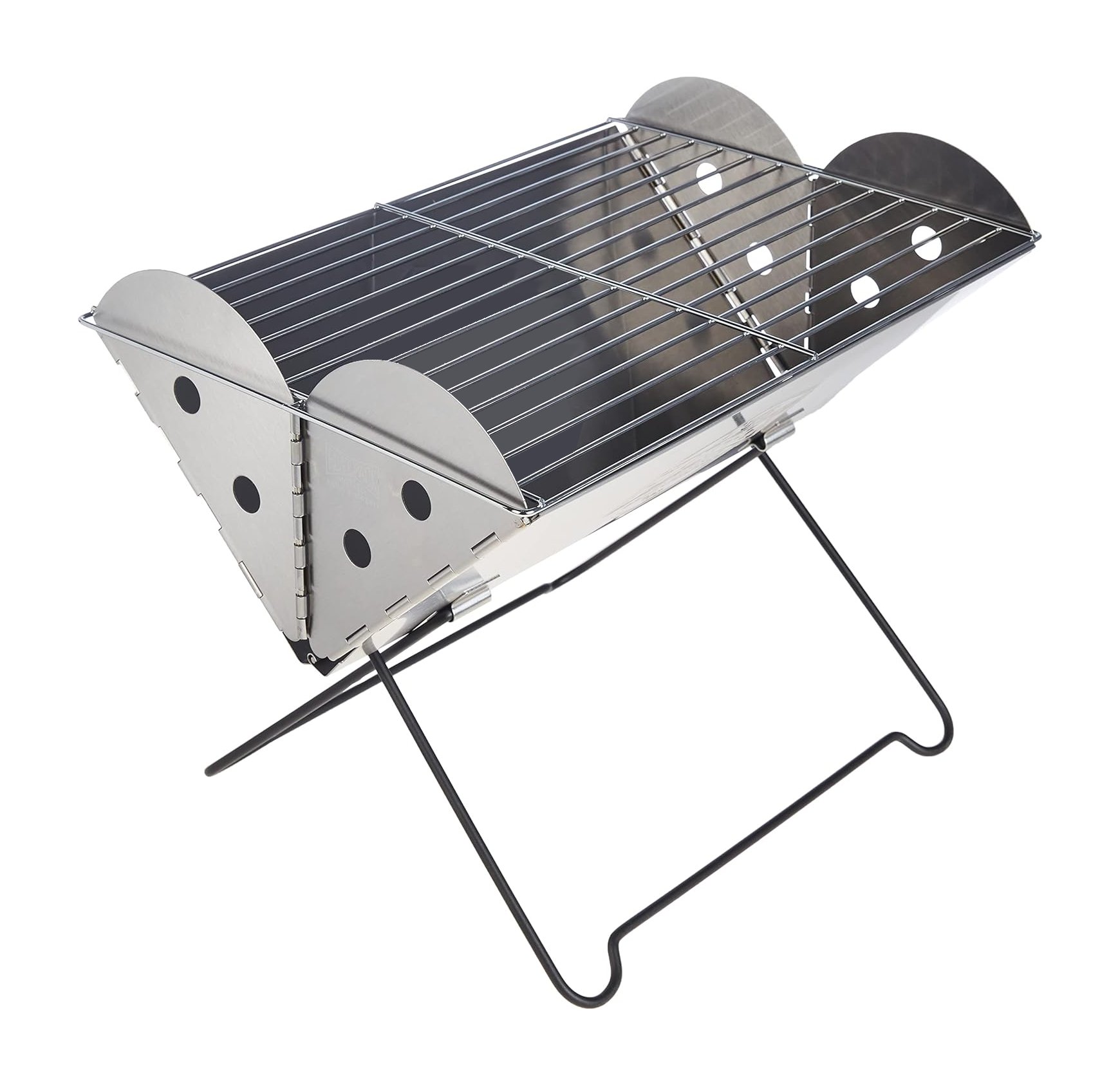 Flatpack Portable Stainless Steel Grill and Fire Pit