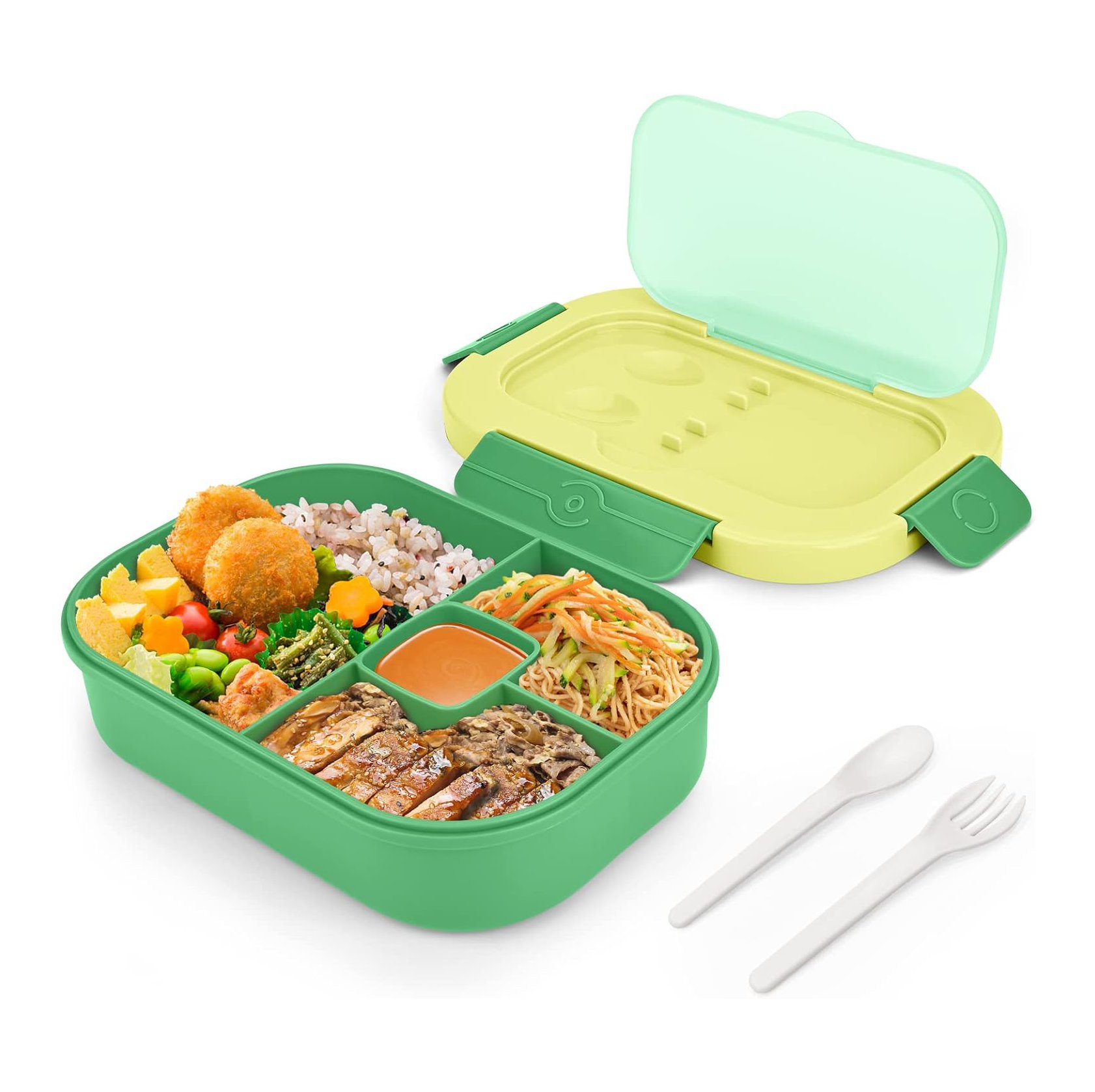Lunch Box with 4 Compartments,